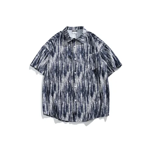 WARLI Shirts Unisex Denim Blue
