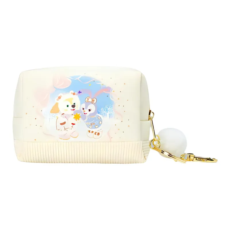 Disney 2024 Winter Daffy And Friends Polyester Coin Purse Unisex Light Yellow-1