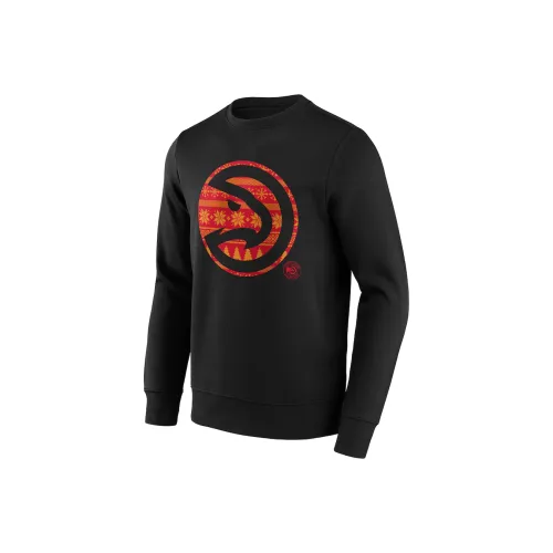 NBA Atlanta Hawks Christmas Jumper Graphic Crew Sweatshirt Men's Black