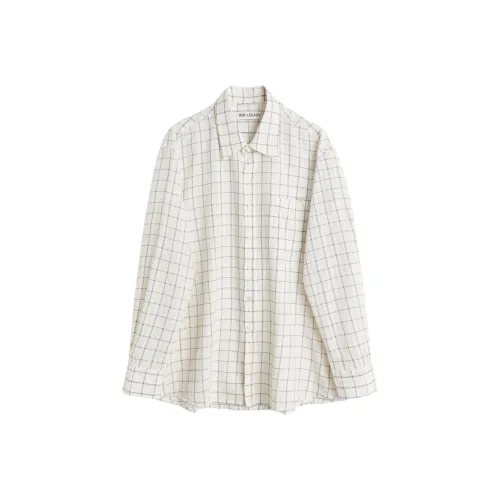 OUR LEGACY Above Checked Buttoned Shirt
