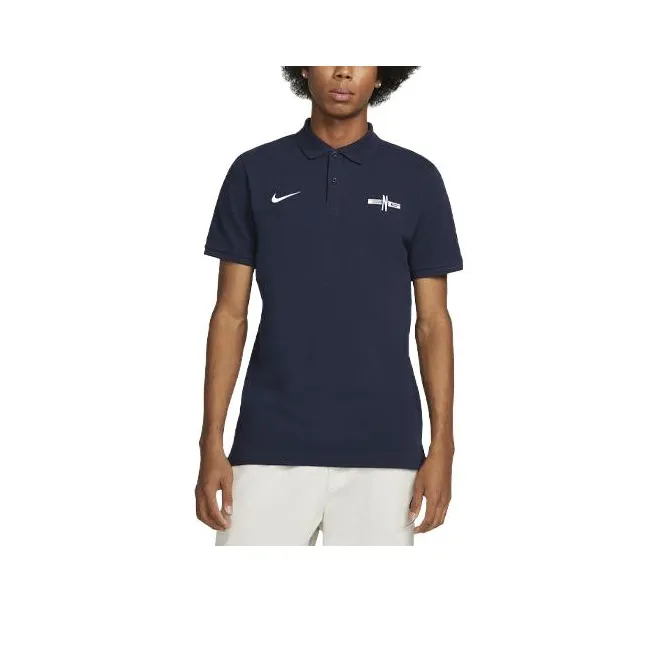Nike Polo Shirts Men Navy Blue-0