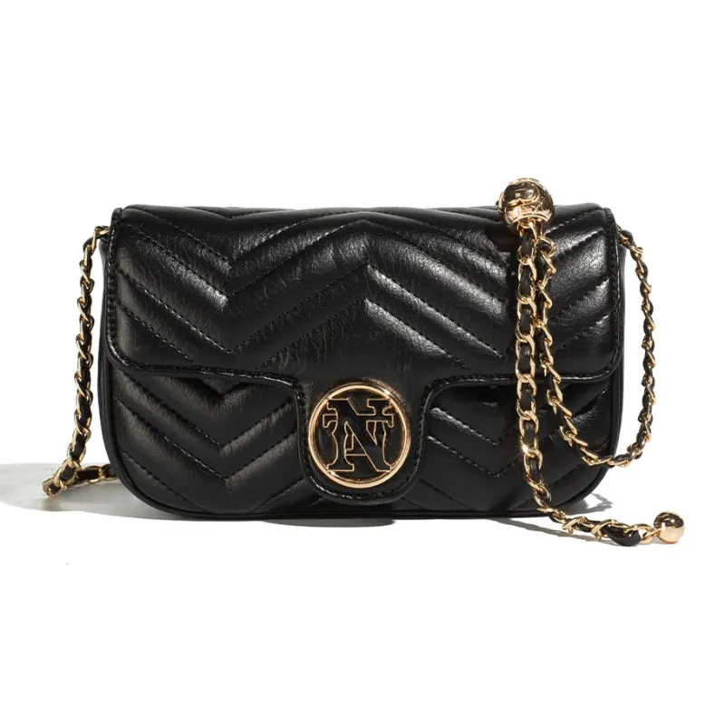 NOISY TEDDY PU Pearl Bag, Shoulder Bag, Crossbody Bag Regular Women's Beige/Black-6