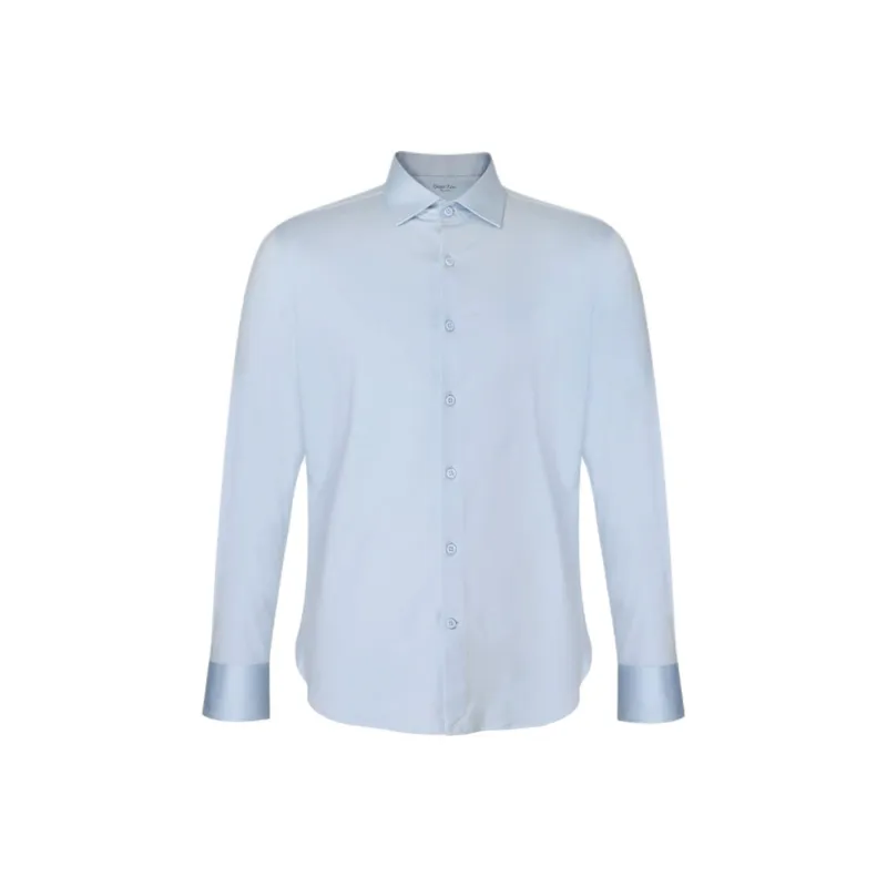 DEGRE ZERO Shirt Men's Light Blue-0