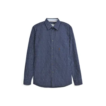 MCS Shirts Men Navy Blue