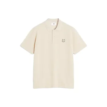 Maison Kitsune Bold Fox Head patch Polo Shirt
