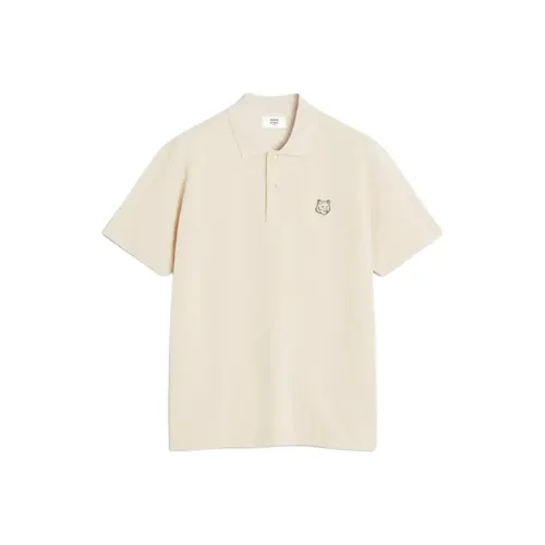 Maison Kitsune Bold Fox Head patch Polo Shirt