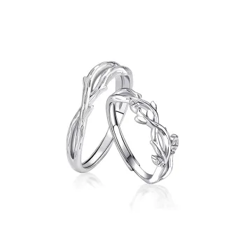 MEOBURLIY S 999 Fine Silver Rings Unisex