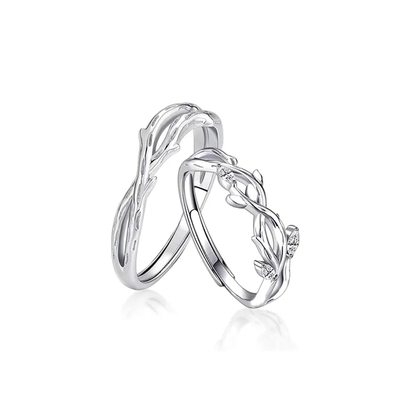 MEOBURLIY S 999 Fine Silver Rings Unisex-0