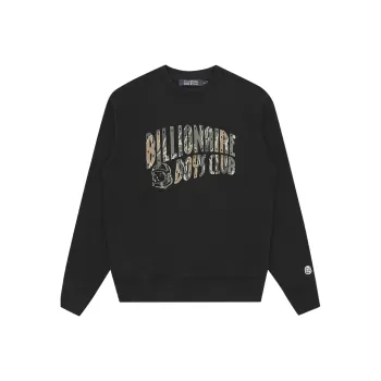 BILLIONAIRE BOYS CLUB Camouflage Arch Logo Crewneck Sweatshirt