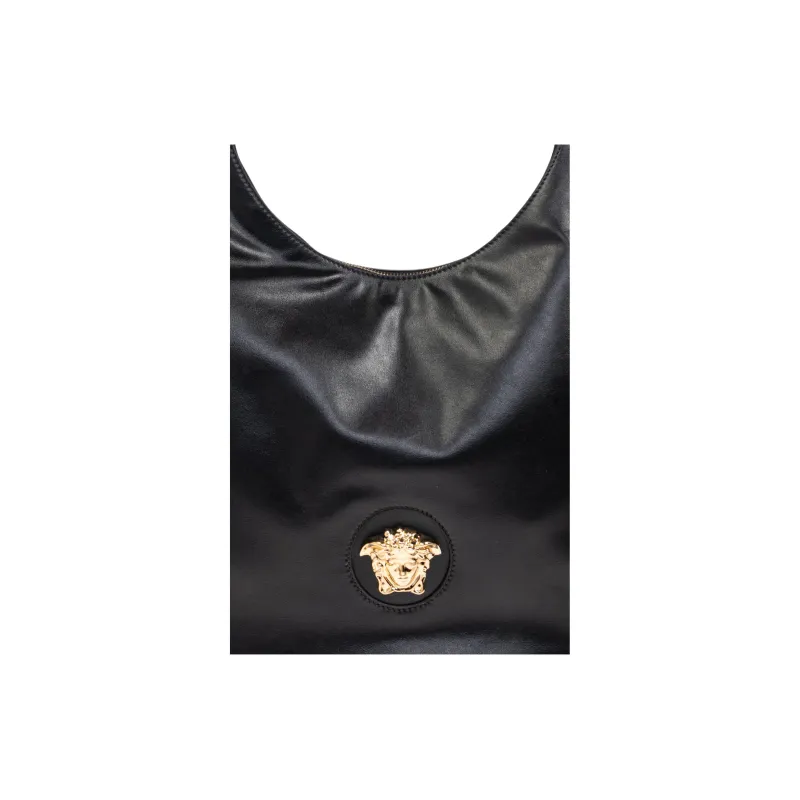 FANSIZHE Leather Handbag, Shoulder Bag Tubas Women's Black-3