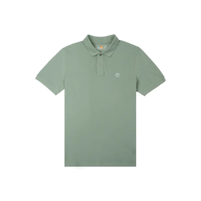 Timberland SS25 Polo Shirt Men's Green-0