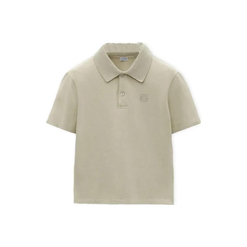 LOEWE SS25 Polo Shirt Men's Sage Green-0
