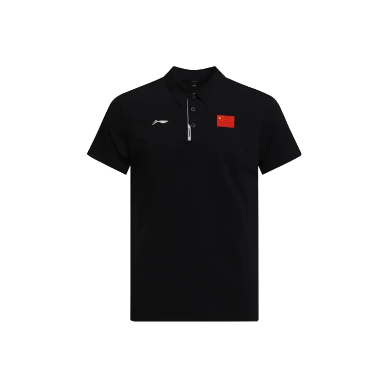 LiNing Polo Shirt Men's Deep Enigmatic Blue-0