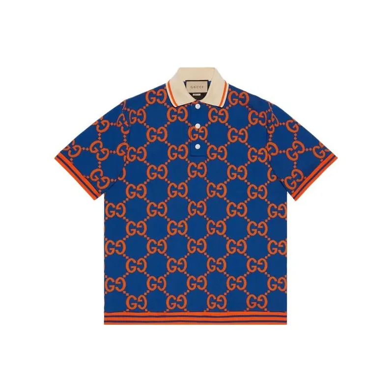 GUCCI Gg Jacquard Polo T Shirt-0