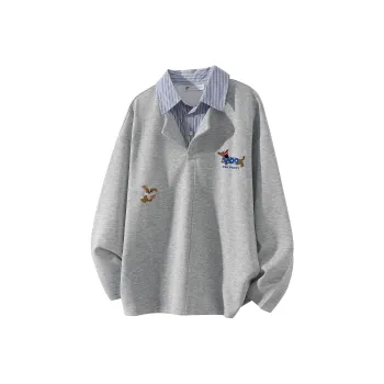 Tre Club Polo Shirt Unisex Light Gray