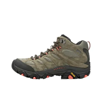 MERRELL MOAB 3 Mid Top Hiking Shoes Women's Olive Green
