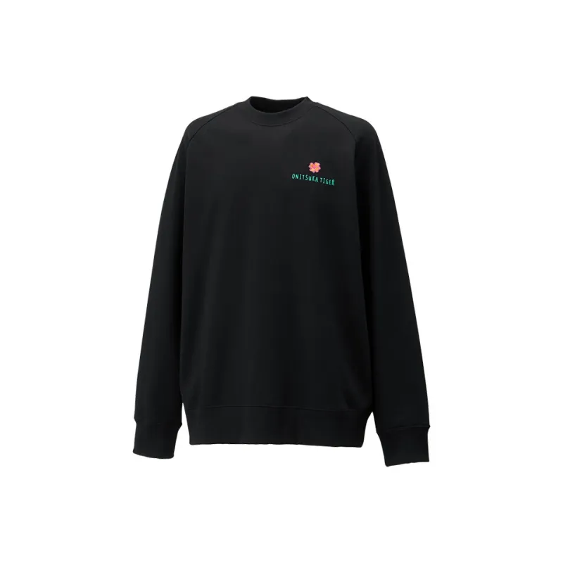 Onitsuka Tiger Sweatshirt Unisex Black-0