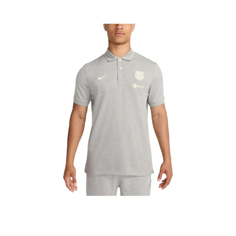 Nike Dri-Fit FW24 F.C. Barcelona Polo Shirt Men's Dark Gray-0