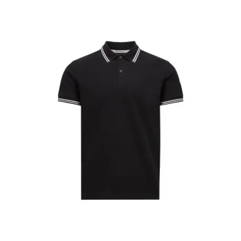Moncler Logo Patch Short Sleeved Polo Shirt