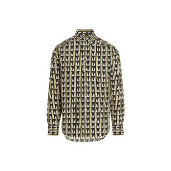 Lanvin Pattered Button up Shirt