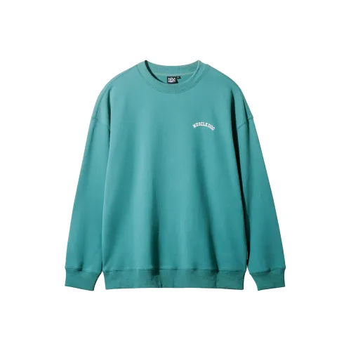 Muscle Dog Sweatshirt Mens Khaki Green