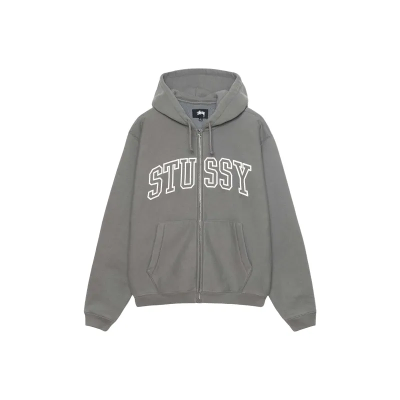 Stussy Outline Zip Hoodie-12