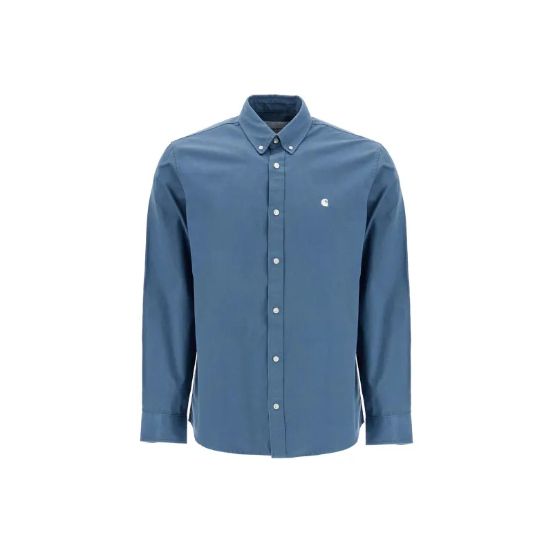 Carhartt WIP Madison Logo Embroidered Shirt-0