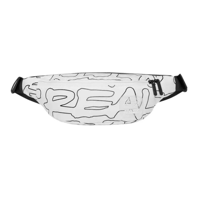 Skechers Fabric Fanny Pack, Sling Bag, Crossbody Bag Unisex White-0