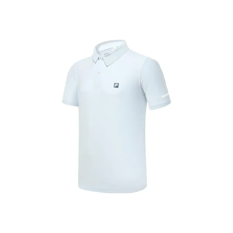FILA Polo Shirt Men's Morning Gray Blue-0