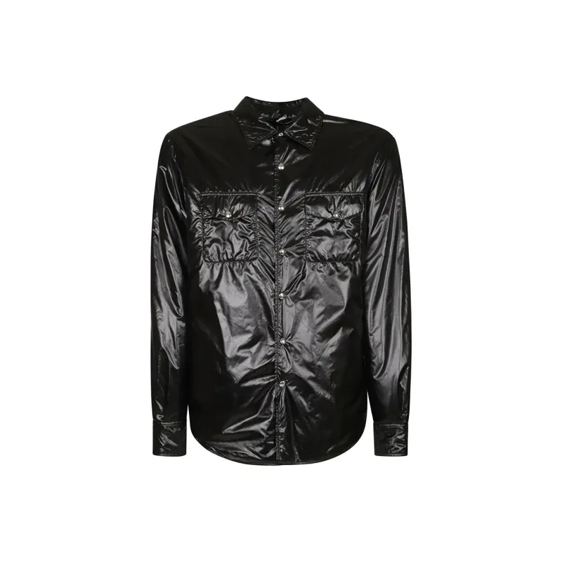 ASPESI Piu Insulated High shine Shirt-0