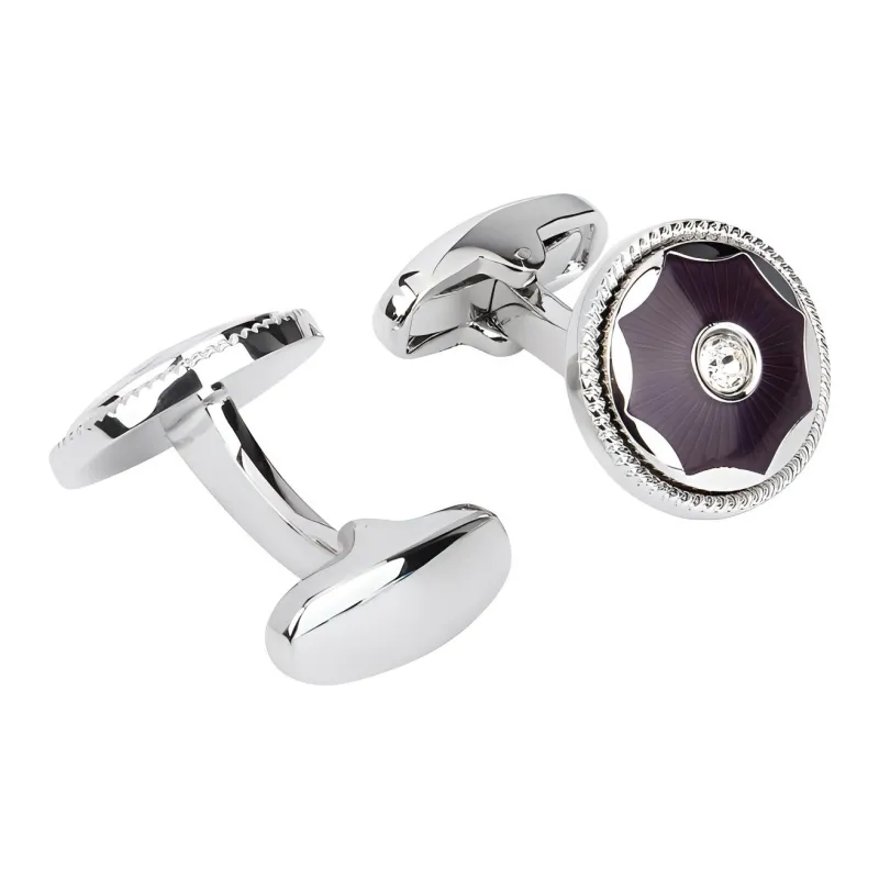 MUSTKOO Copper Crystal Cufflink Men's-5