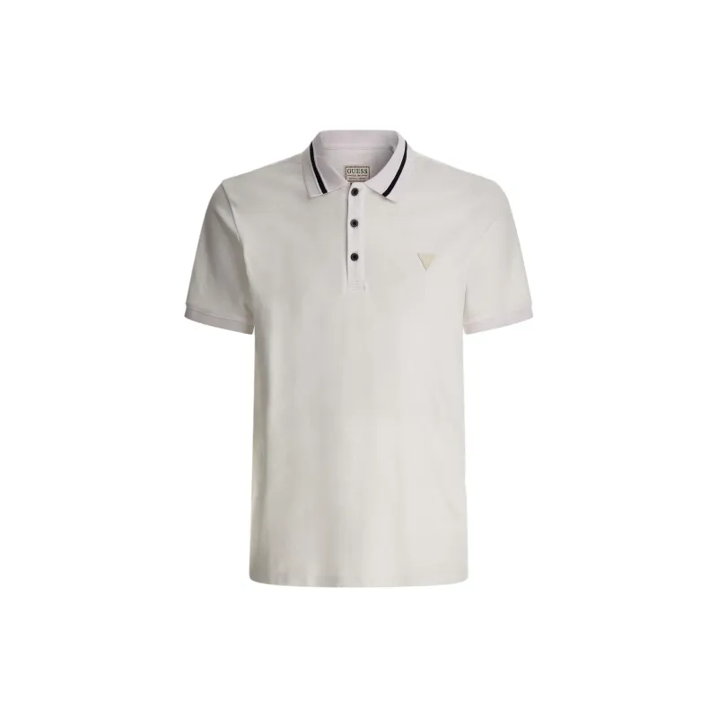 GUESS Polo Shirts Men White-0