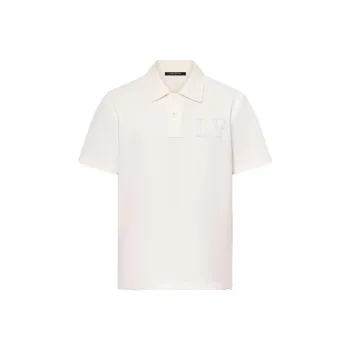 LOUIS VUITTON Poplin Polo With Embroidered Lv Patch