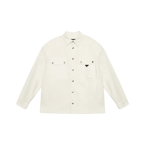 PRADA Shirts Men White