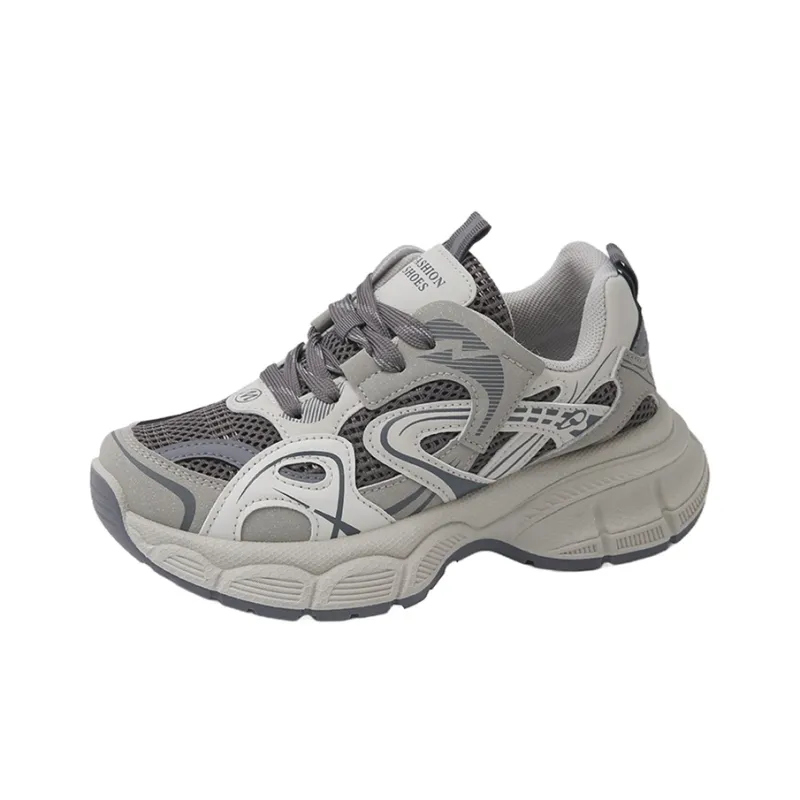 Boogie Bear Height Increasing Breathable Low Top Chunky Sneakers Women's-2