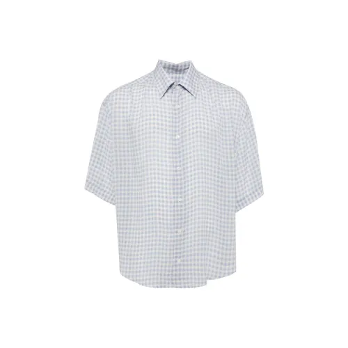 AMIPARIS Gingham Short Sleeve Shirt