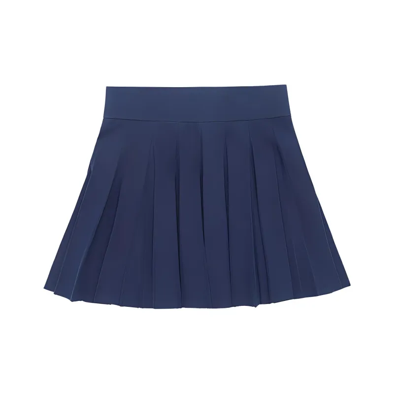 LI NING 1990 Casual Short Skirts Women's New Denim Blue-1