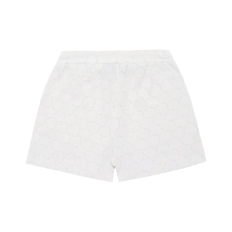 LI NING 1990 Classic Collection Casual Shorts Women's Ivory-1