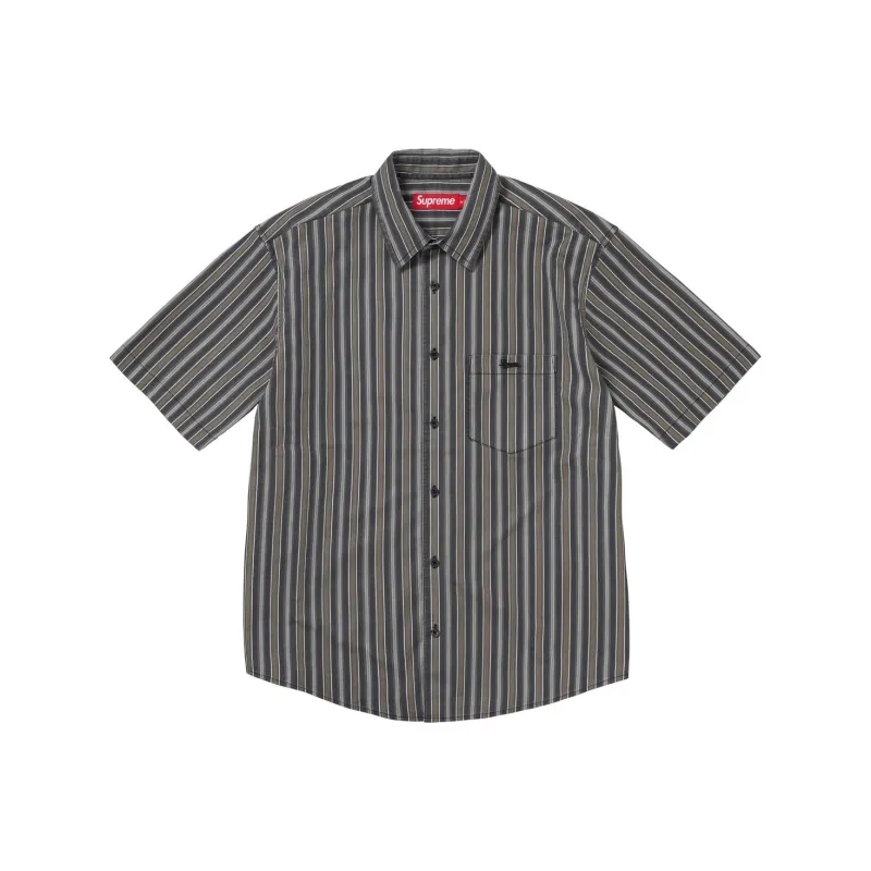 Supreme Loose Fit Multi Stripe S/S Shirt-1