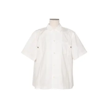 Sacai Short Sleeved Panelled Shirt