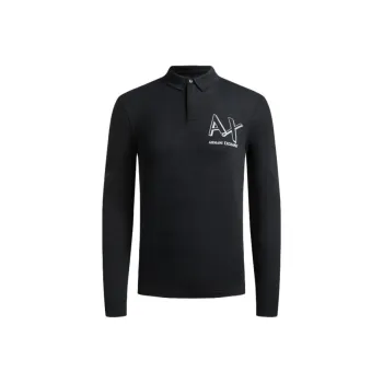 ARMANI EXCHANGE FW23 Polo Shirt Men's Black