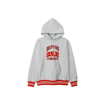 Champion Reverse Weave FW24 Sweatshirt Unisex Silver Gray/Chestnut