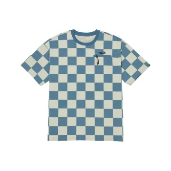 Vans T Shirts Unisex Blue Beige