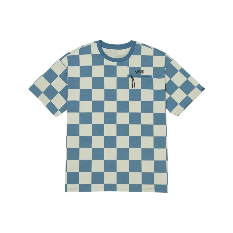 Vans T Shirts Unisex Blue Beige-0