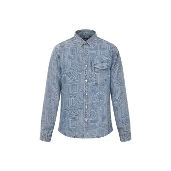 RARE Long Sleeved Shirt Men's Blue