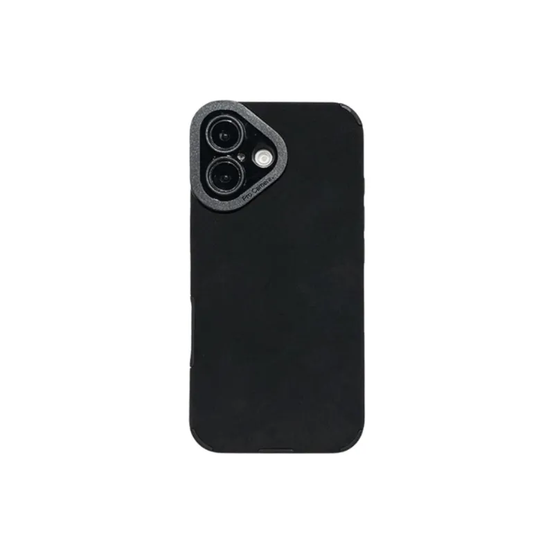 Wei Xin Leather Material Solid Color Suede Phone Cases Compatible With IPhone 16/15 Pro Max/Apple 13/14 Pro/Max-3