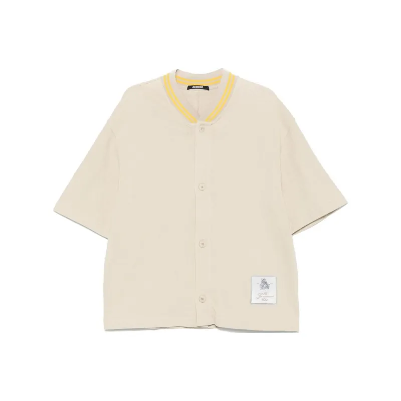Jacquemus La Chemise Baseball Mc Short Sleeved Shirt-0