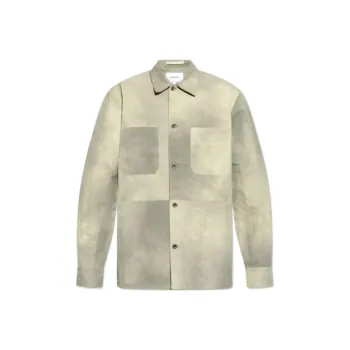 NORSE PROJECTS Bleached effect Panelled Shirt Jacket