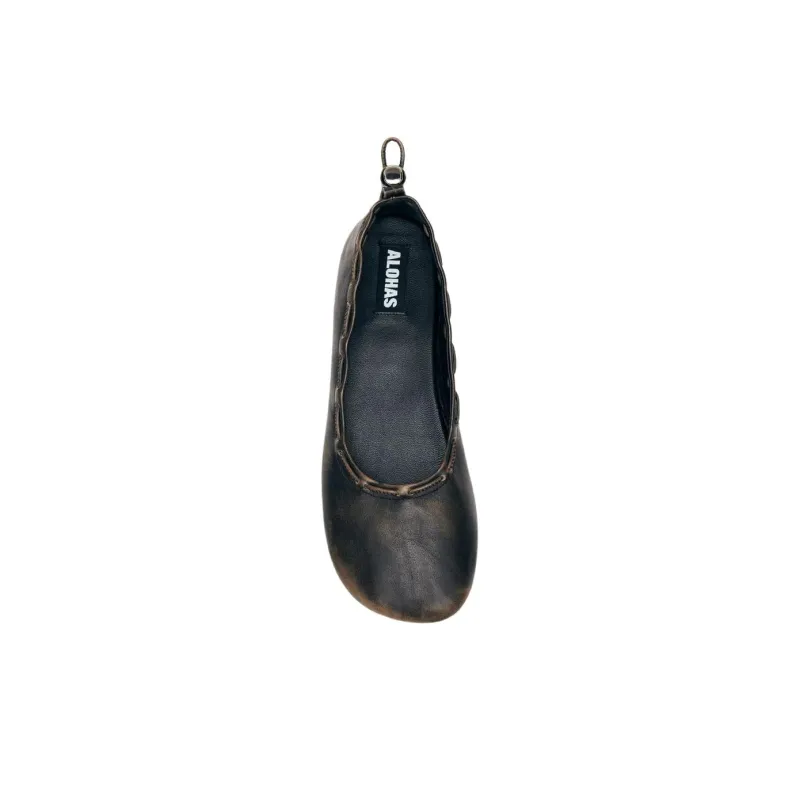 ALOHAS Gill Casual Single Shoes Women's Brown-5