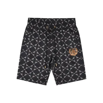 Raidy Boer 2025 Summer Casual Shorts Men's Black Floral